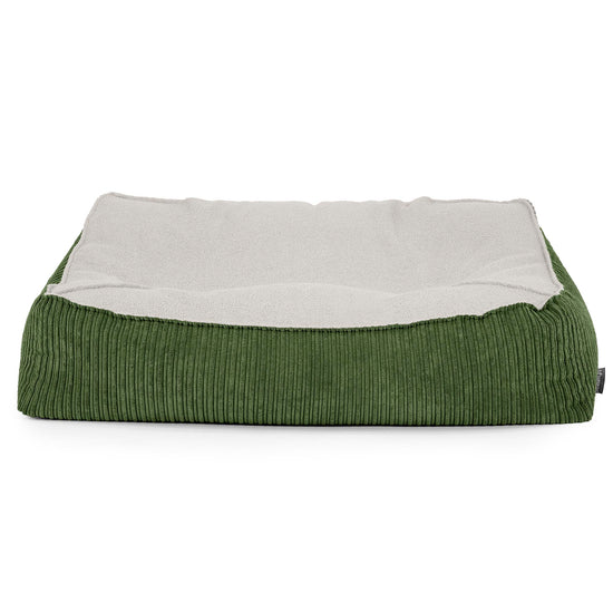 Puf Sillón Encorvado - Boucle & Pana Clásica Bosque Verde 02