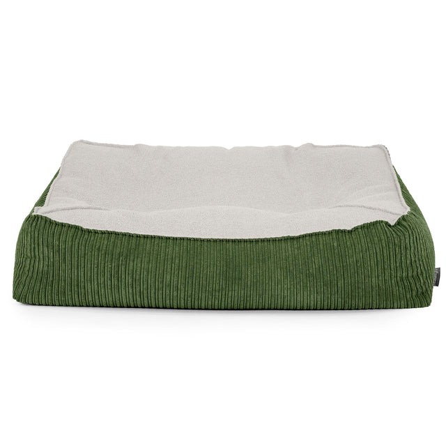 Puf Sillón Encorvado - Boucle & Pana Clásica Bosque Verde 02