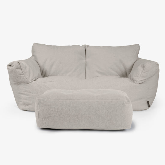 Puf Sofá Josephine - Boucle Marfil 02
