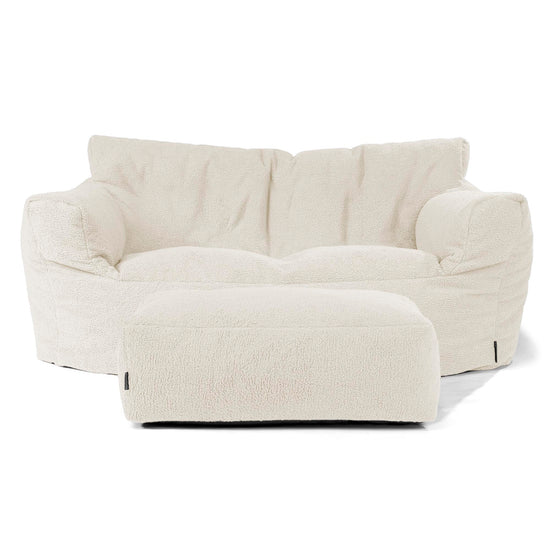 Puf Sofá Josephine - Boucle Marfil 02