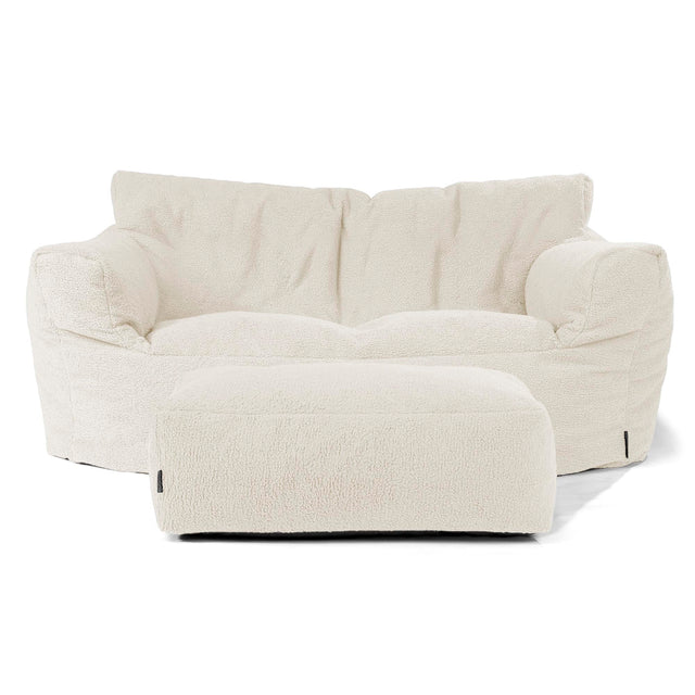 Puf Sofá Josephine - Boucle Marfil 02