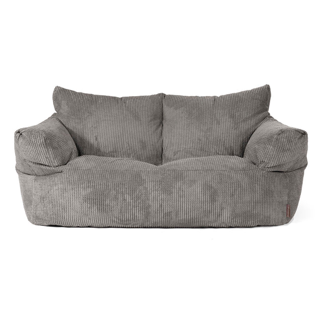 Puf Sofá Josephine - Pompón Carbón Gris 01