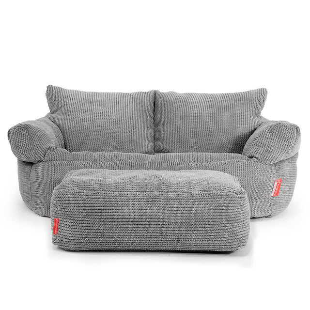 Puf Sofá Josephine - Pompón Carbón Gris 02