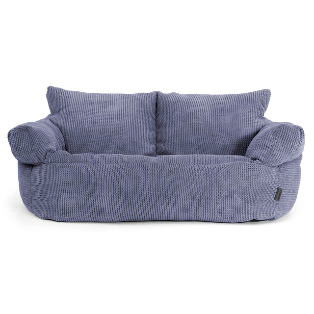 Puf Sofá Josephine - Pompón Morado 01