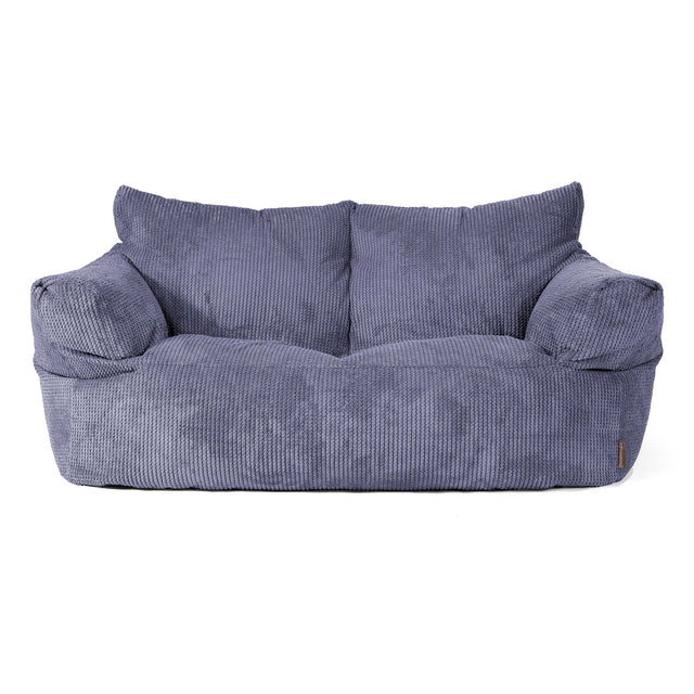 Puf Sofá Josephine - Pompón Morado 01
