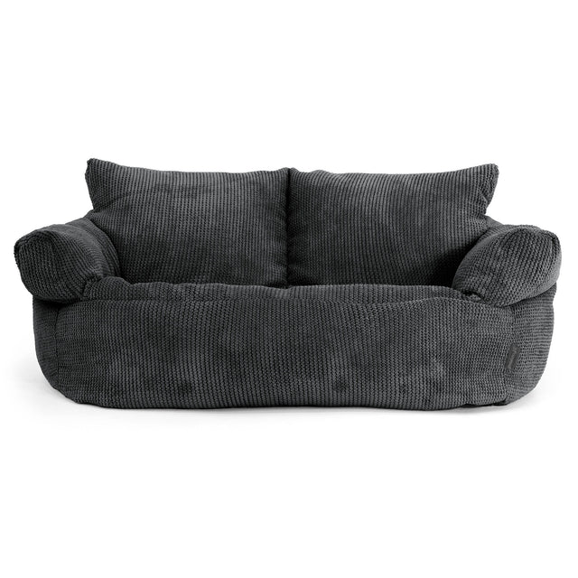 Puf Sofá Josephine - Pompón Negro 01