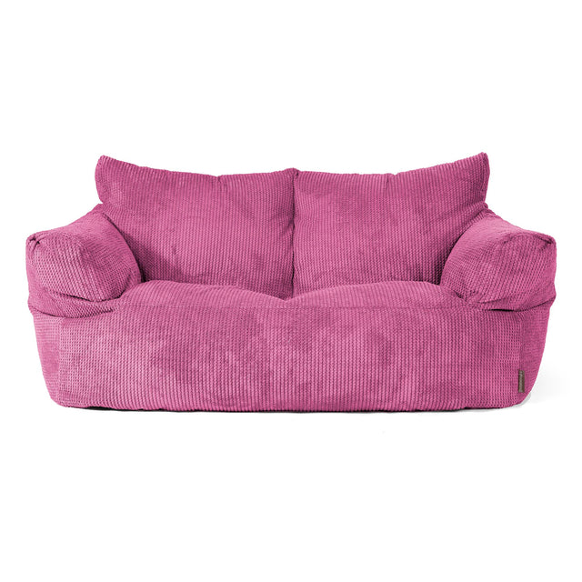 Puf Sofá Josephine - Pompón Rosa 01
