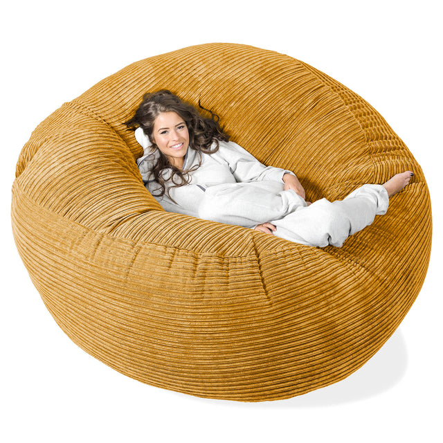 Puff Gigante 'Mega - Pana Clásica Miel Dorada 01