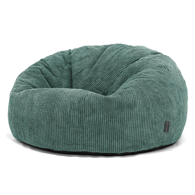 Puff Gigante Sofá Clásica - Pompón Verde Musgo 01
