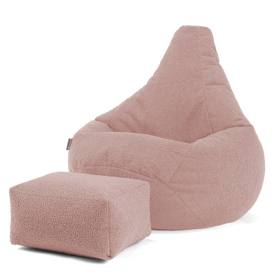 Puff Pera - Boucle Rosa 01