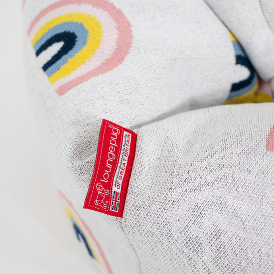 Puff Redondo Infantil 1-5 años - Punto Arcoíris 02