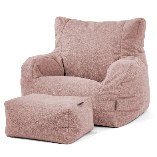 Puff Sillón Josephine - Boucle Rosa 02