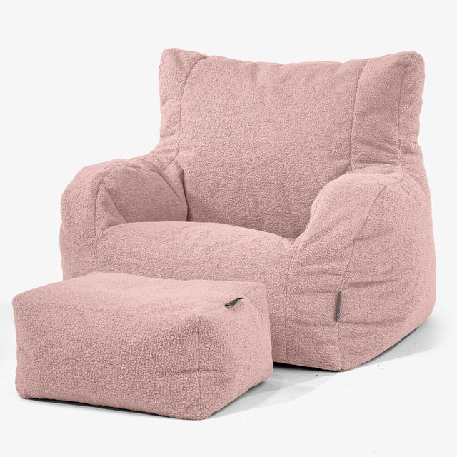Puff Sillón Josephine - Boucle Rosa 02