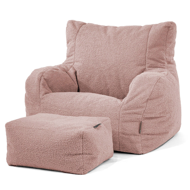 Puff Sillón Josephine - Boucle Rosa 02