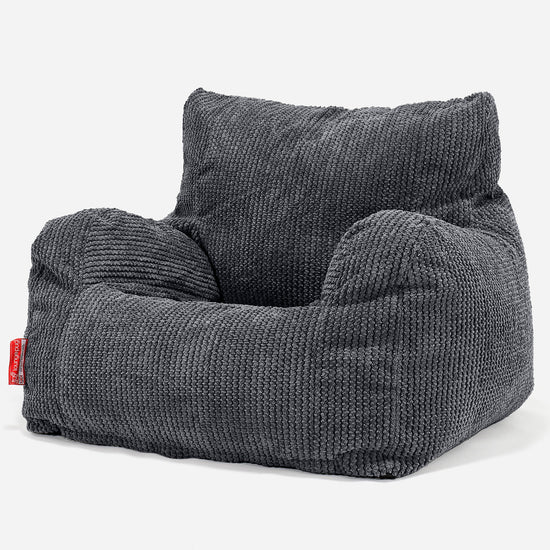 Puff Sillón Josephine - Pompón Negro 01