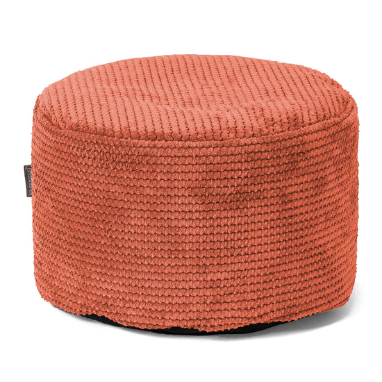 Reposapiés Redondo - Pompón Naranja Calabaza 01