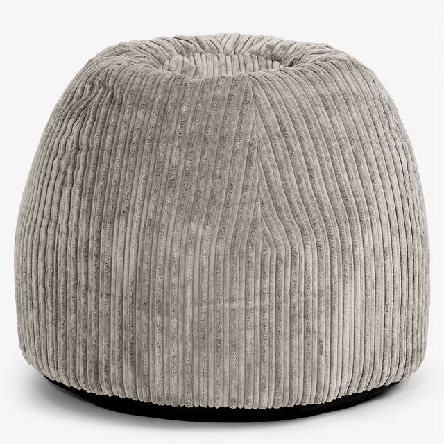 Silla Pouf de Oficina Ergonómica - Pana Clásica Visón - 01
