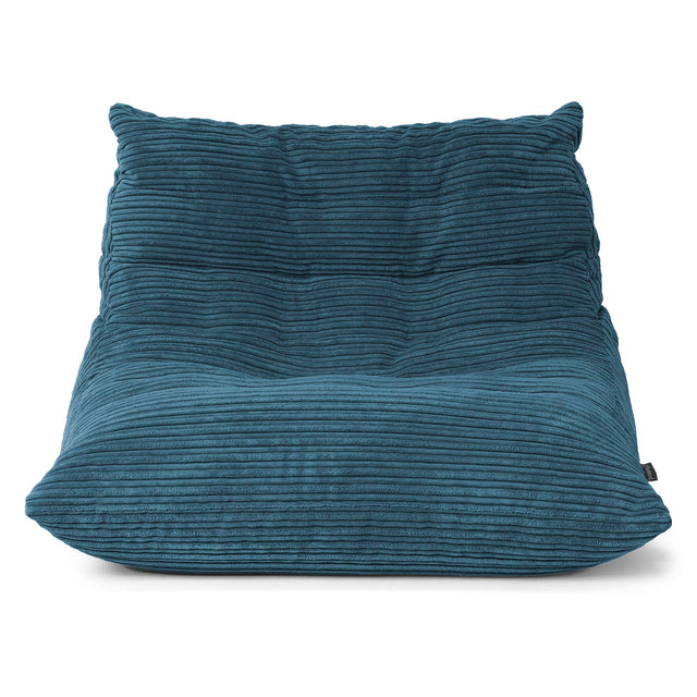 Silla Puff de Suelo Noah - Pana Clásica Azul marino 01