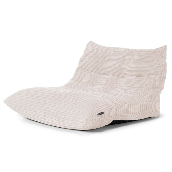 Silla Puff de Suelo Noah - Pana Clásica Marfil 02