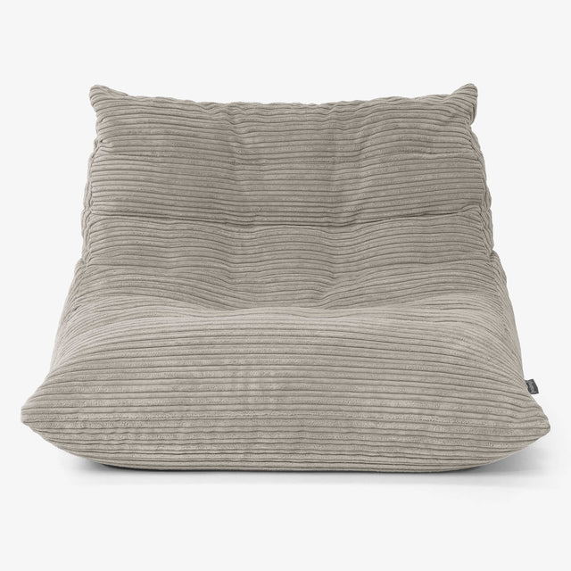 Silla Puff de Suelo Noah - Pana Clásica Visón 01