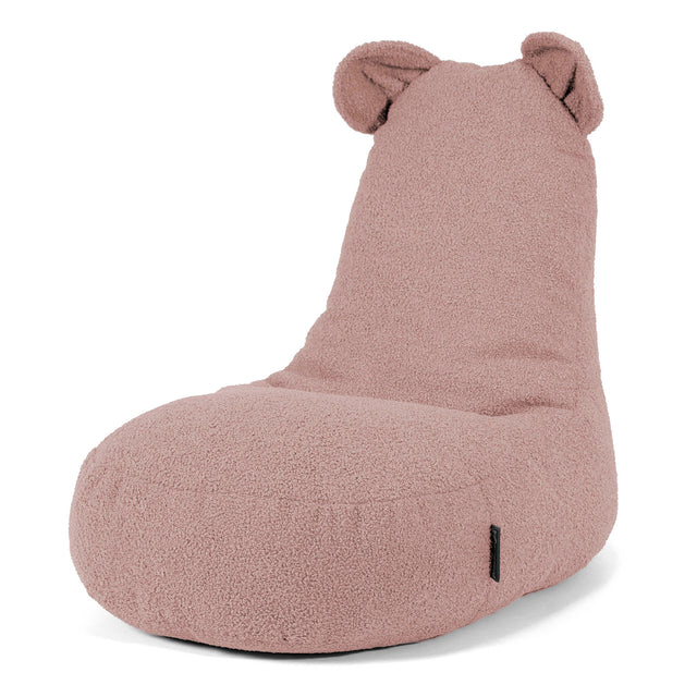 Silla Puff Infantil Animal Oso de 2 a 6 años - Boucle Rosa 01