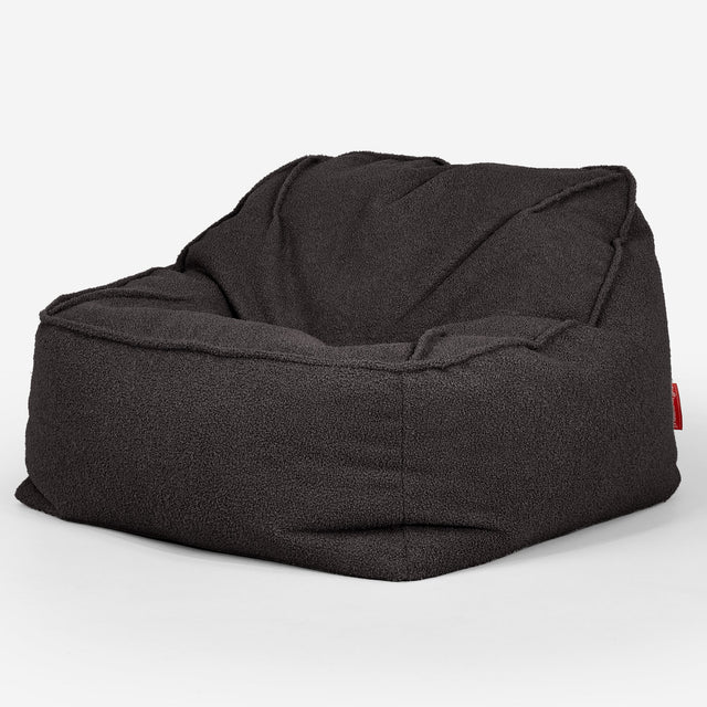 Puf Silla Encorvada Funda de Repuesto - Boucle 01