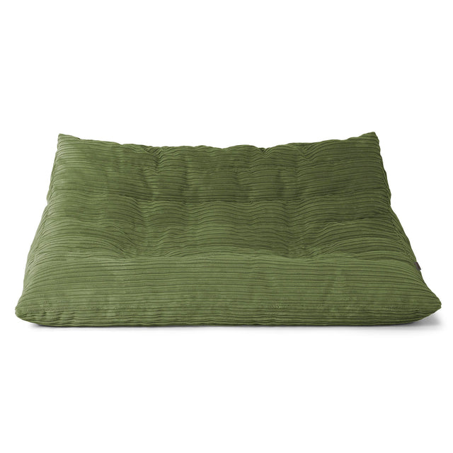 Sofá Puff de Suelo Noah - Pana Clásica Bosque Verde 01