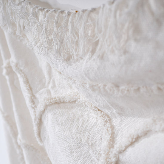 Manta con Borlas y Flecos 03