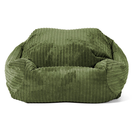 Puf Silla Sabina - Pana Clásica Bosque Verde 02