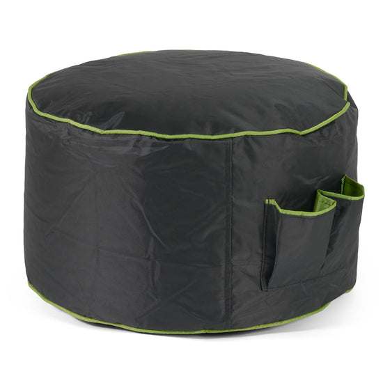 Puff Gaming Estilo Asiento de Coche - Negro / Verde 05