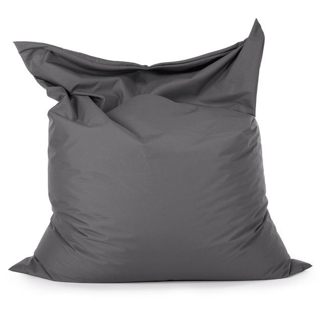 Puff Gigante Cama XL - Fácil Cuidado Exterior Gris oscuro 01