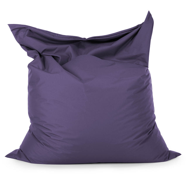 Puff Gigante Cama XL - Fácil Cuidado Exterior Morado 01