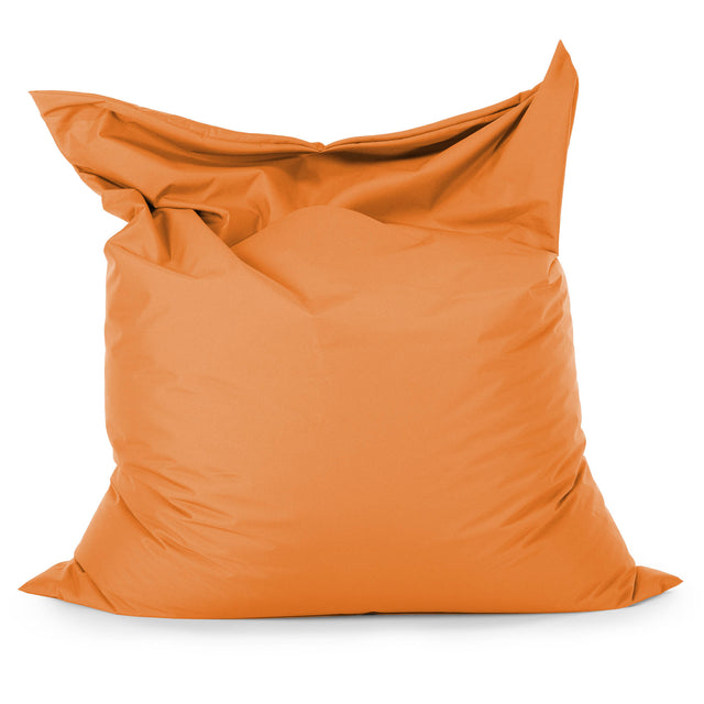 Puff Gigante Cama XL - Fácil Cuidado Exterior Naranja 01