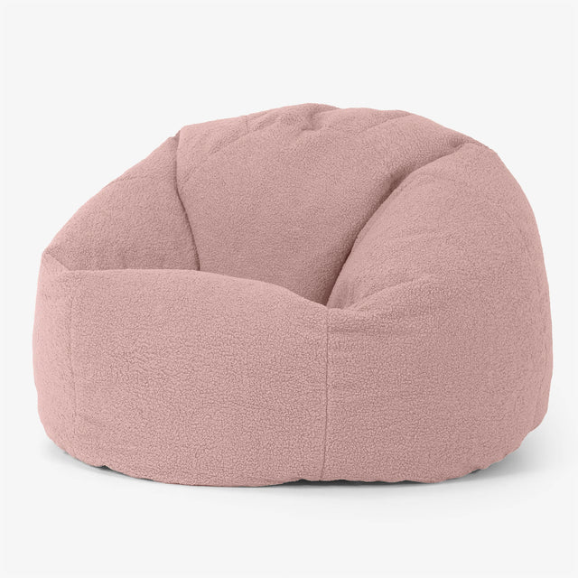 Puff Redondo - Boucle Rosa 01