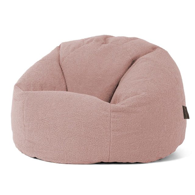 Puff Redondo - Boucle Rosa 01