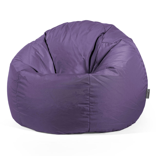 Puff Redondo - Fácil Cuidado Exterior Morado 01