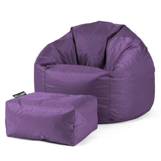 Puff Redondo - SmartCanvas™ Morado 02