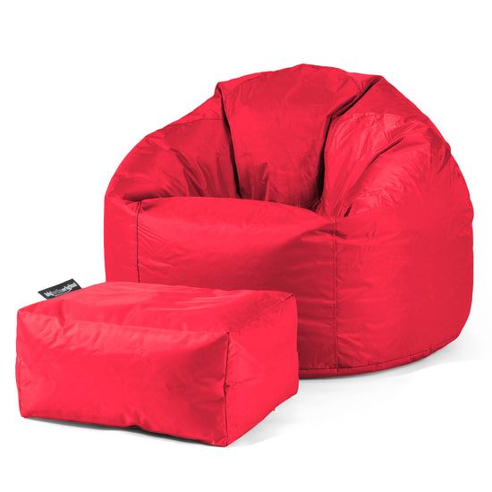 Puff Redondo - SmartCanvas™ Rojo 02