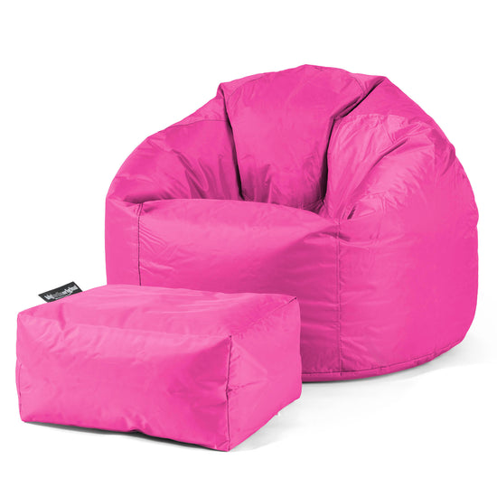 Puff Redondo - SmartCanvas™ Rosa Ciruela 02