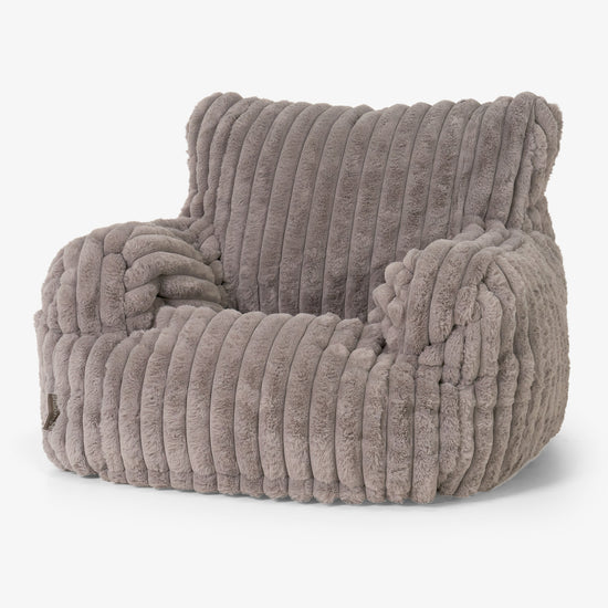 Puff Sillón Josephine - Pana de Felpa Ultra Visón 01