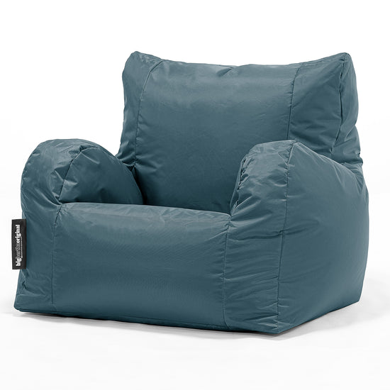 Puff Sillón, Puf - SmartCanvas™ Azul petróleo 01