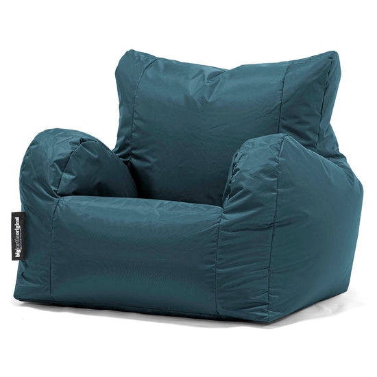 Puff Sillón, Puf - SmartCanvas™ Azul petróleo 01