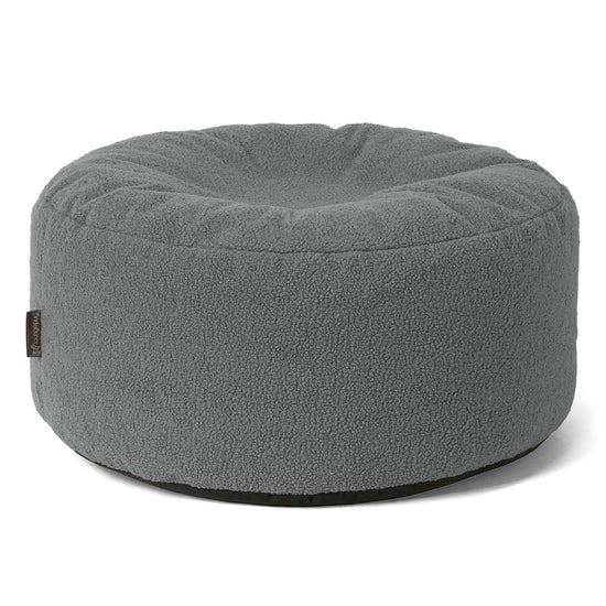 Puff Taburete - Boucle Gris 01