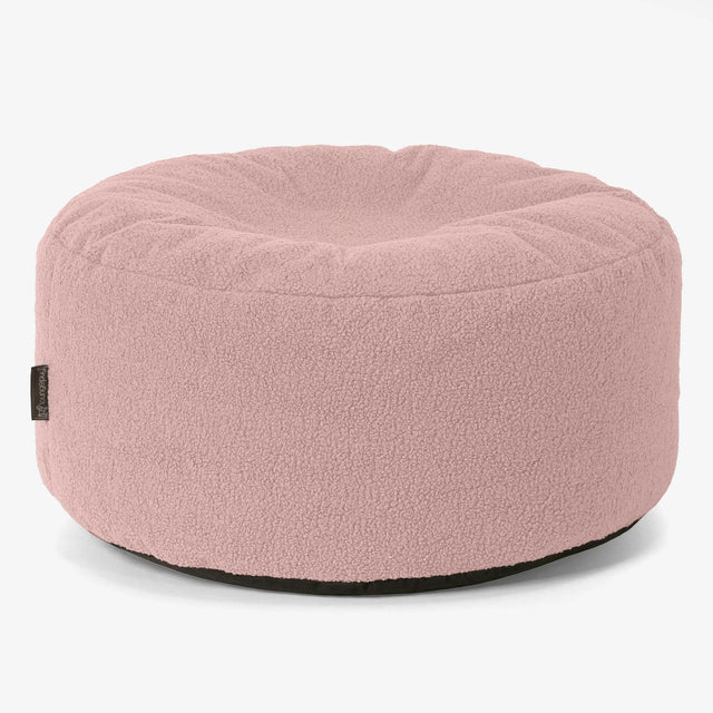 Puff Taburete - Boucle Rosa 01