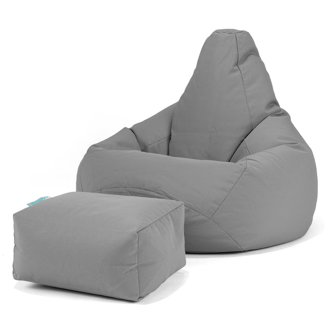 SoleiStorm™ Ultra 2000 h+ Puff Pera - Olefin Gris Medio 01