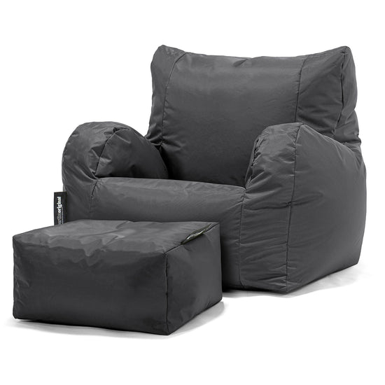 Puff Sillón, Puf - SmartCanvas™ Grafito 02