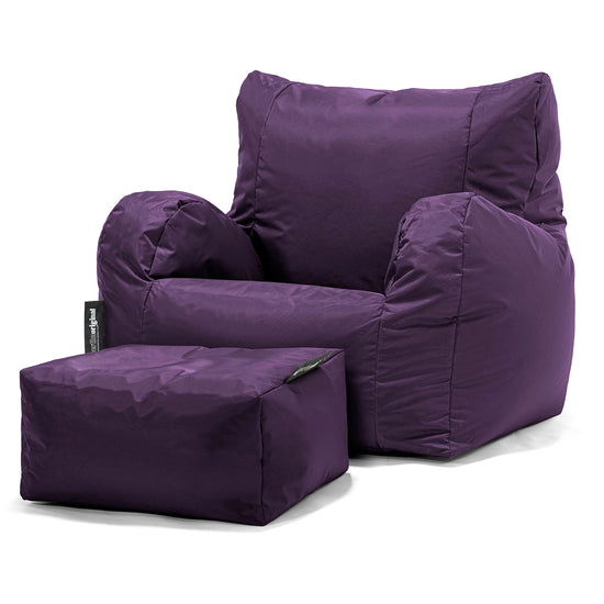 Puff Sillón, Puf - SmartCanvas™ Morado 02