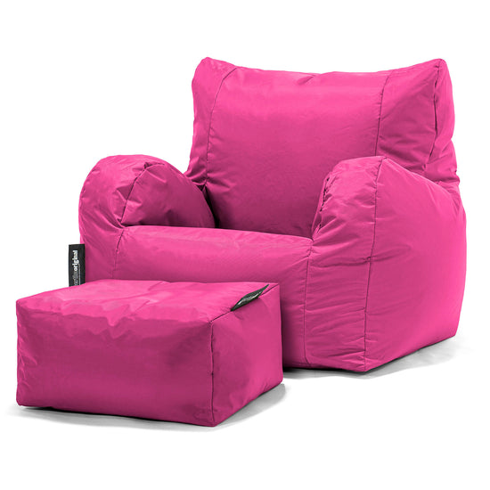 Puff Sillón, Puf - SmartCanvas™ Rosa Ciruela 02