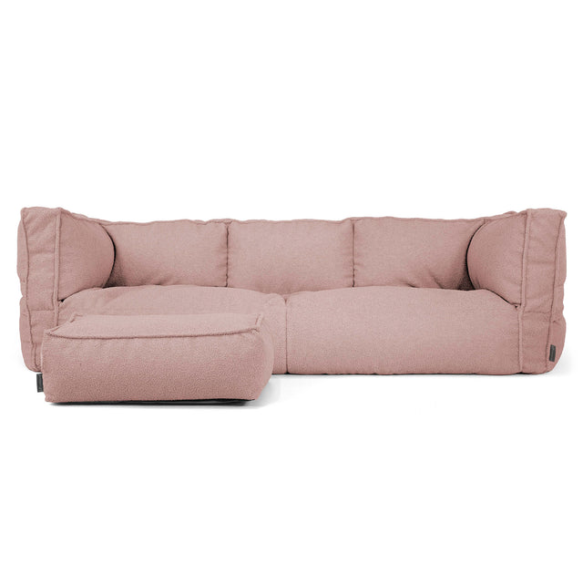 Albert Puf Sofá 3 plazas - Boucle Rosa_02