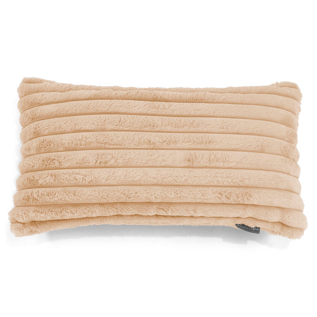 Fundas de Cojín Rectangular Gigante 40 x 80cm - Pana de Felpa Ultra Durazno 01